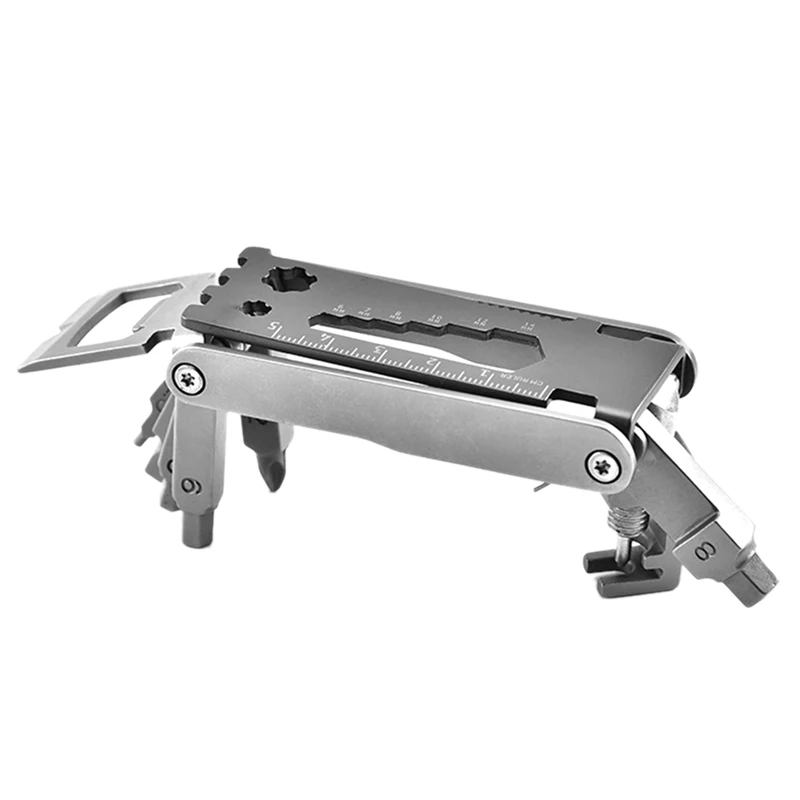 17 в 1 нержавеющая сталь набор для ремонта велосипеда мини мульти функциональный