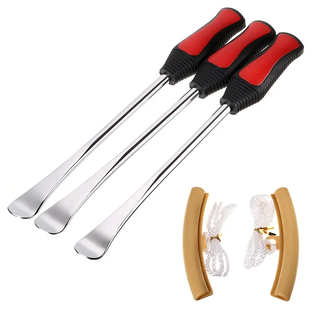 

5pcs/set Tire Change Tool Set Tire Dismounting Mounting Set Kit Tyre Spoon Lever TFot Heavy Duty Motorcycle Bike Car Tires Tools