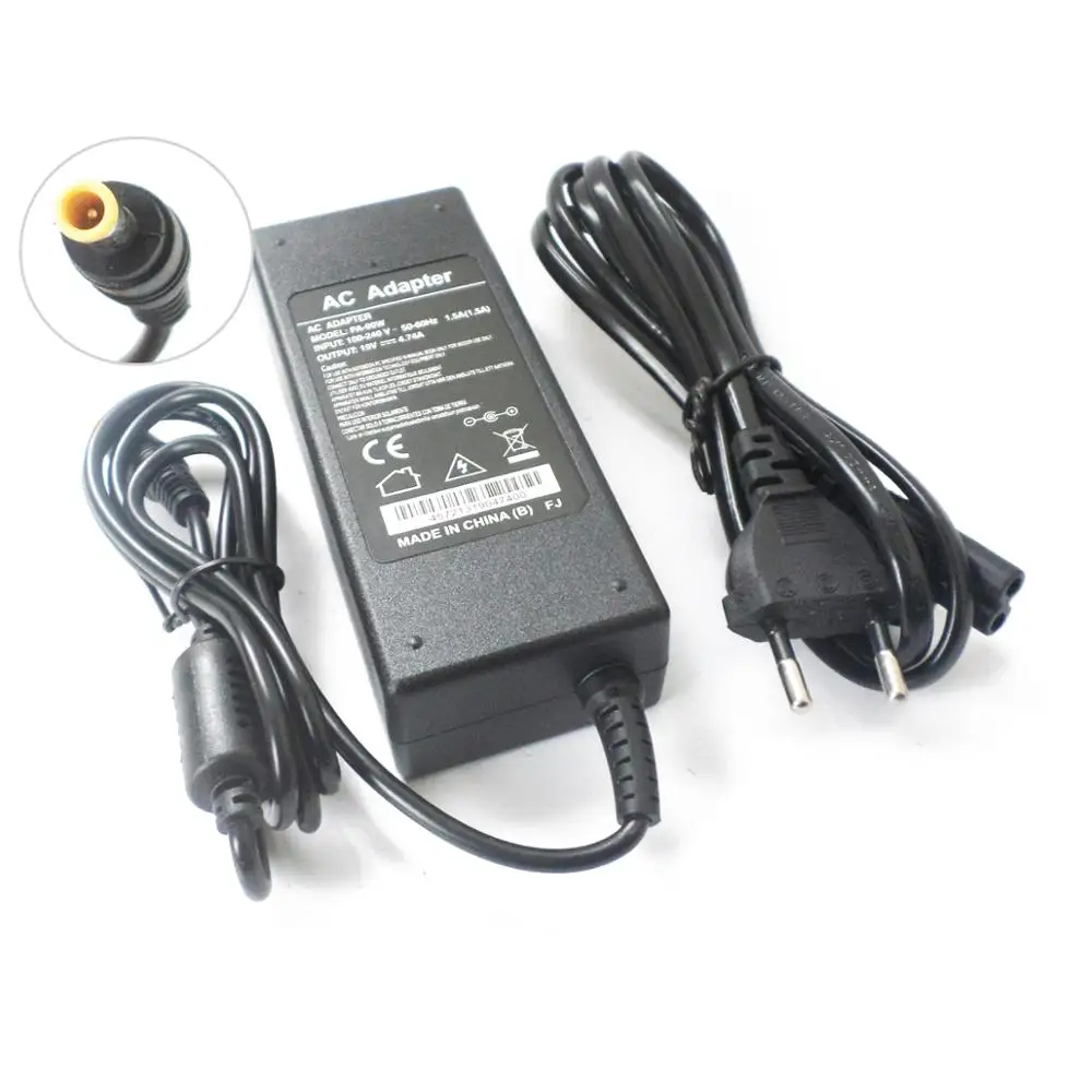 

19V 4.74A Notebook Battery Charger for Samsung WY98 X15 X11 SPA-V20 SPA-V20E/E P200 P400 P410 NV5000 GT9000 AC Power Adapter 90w