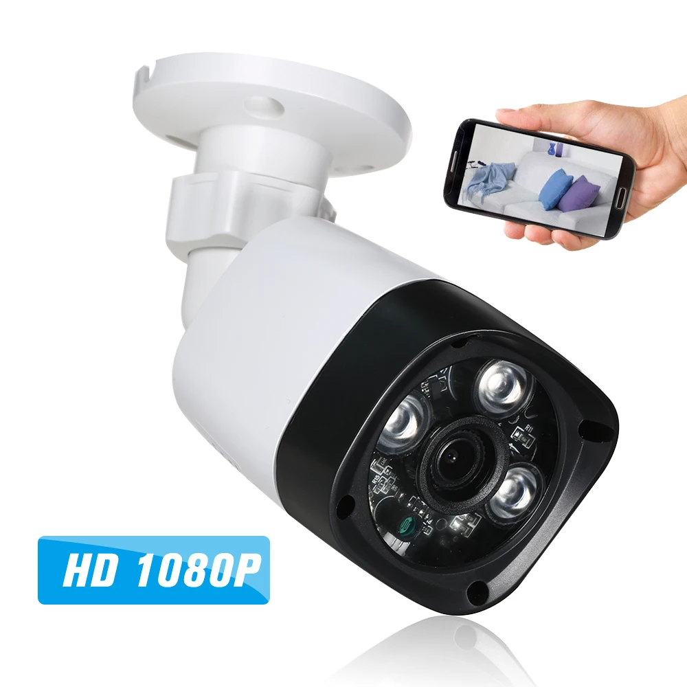 1080P HD POE IP камера 2.0MP 4 мм 1/3 &quotCMOS H.264 P2PIR лампы ночное видение IR-CUT Обнаружение