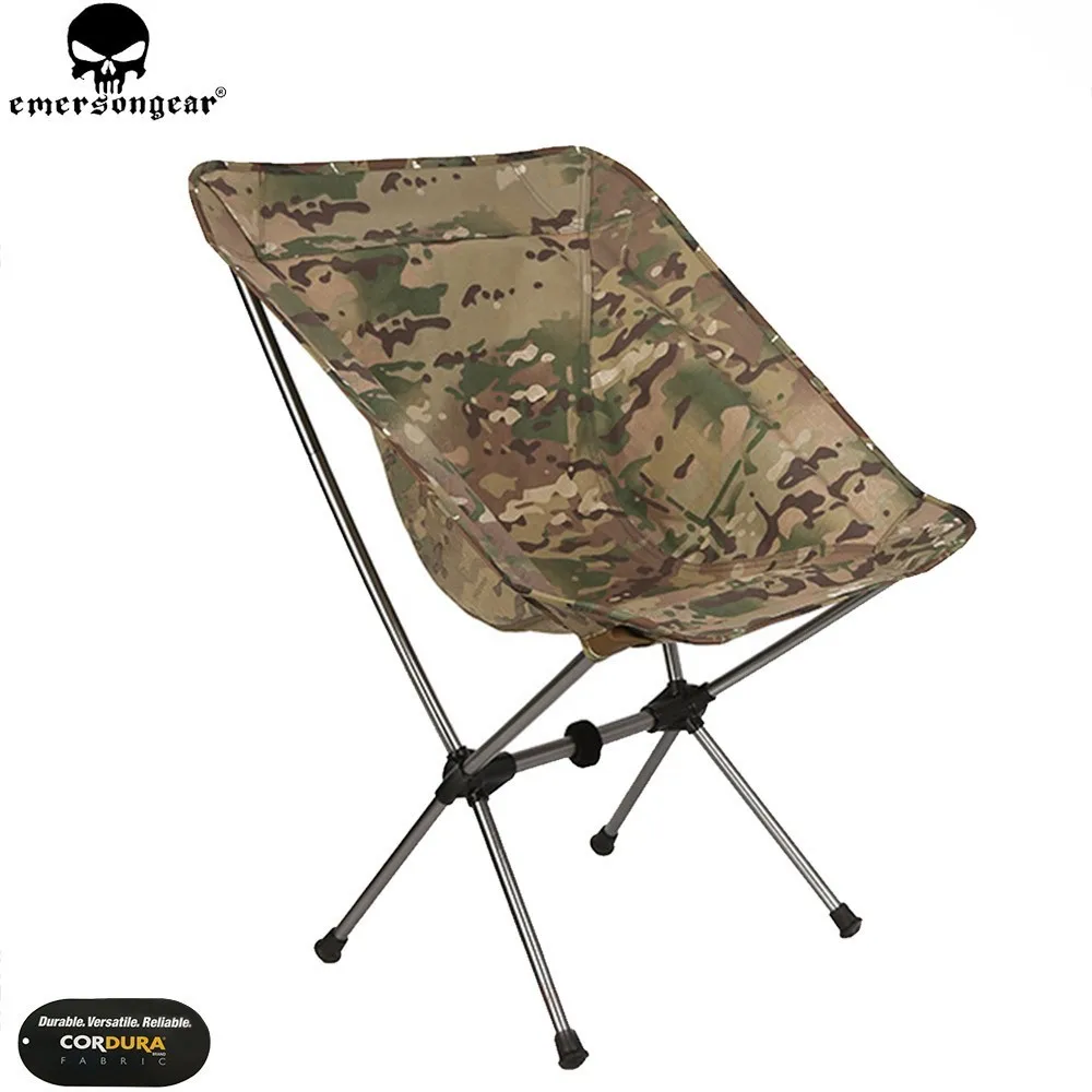 

EMERSONGEAR Tactical Folding Chair Outdoor Ultra Light Portable Camouflage Beach Camping Sketch Tactical Folding Chair EM7076