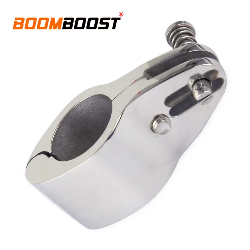 1Pc 1&quot For Boat Marine Yacht Tube Clip Pipe Clamp Silver Bimini Hinged Fittings Jaw Slide Hardware 316 Stainless Steel | Автомобили и