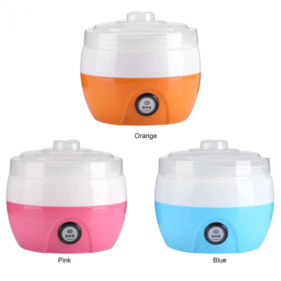 220V 800ml Electric Automatic Yogurt Maker Machine Yoghurt DIY Tool Plastic Container Kithchen Appliances New | Бытовая техника