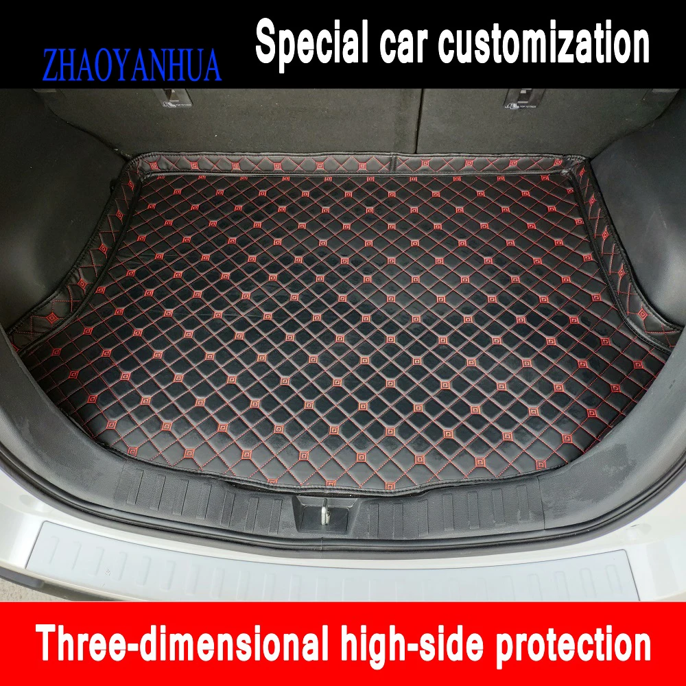 

ZHAOYANHUA Custom fit Car Trunk mats for Infiniti EX25 FX35 G25 G2 JX35 M25 M25L QX50L QX56 Q70L car styling carpet