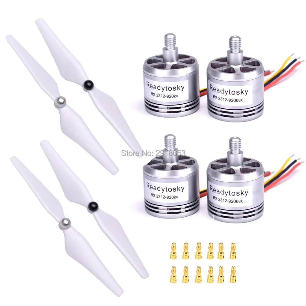 Бесщеточный мотор 2 4S 2312 920KV CW CCW + 9450 самозакрывающийся Пропеллер для