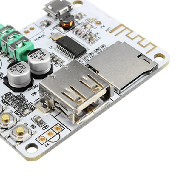 Bluetooth аудио приемник Цифровой усилитель плата с Usb портом Tf карта | Электроника
