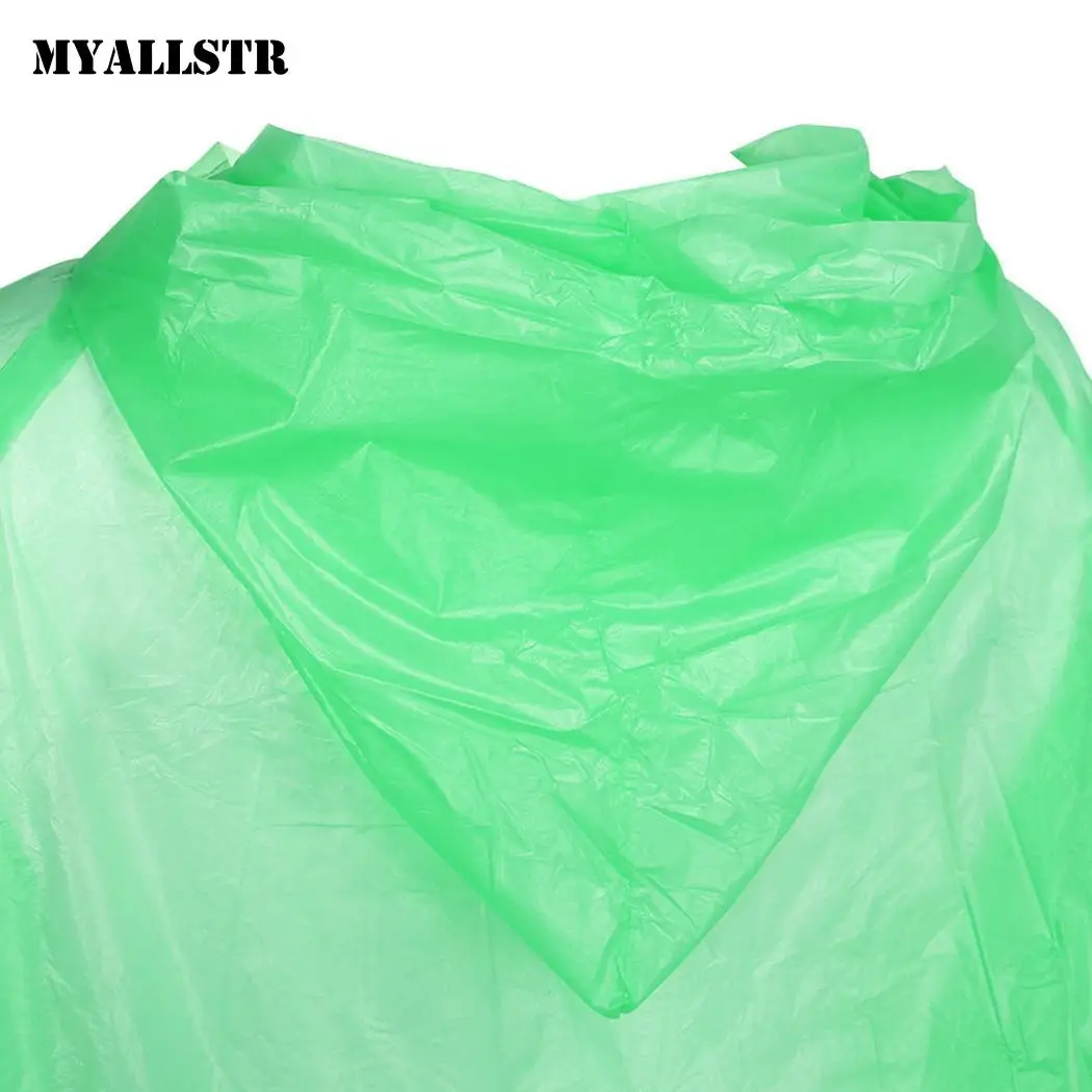 Унисекс пончо прозрачный желтый сплошной фиолетовый дождь аварийный красный 30 г