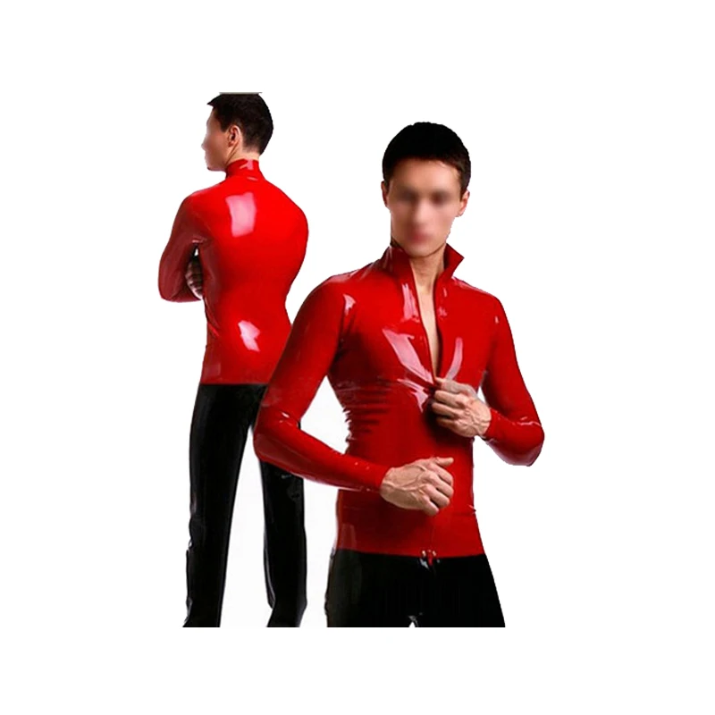 Мужская Резиновая рубашка с длинным рукавом из латекса 100% |