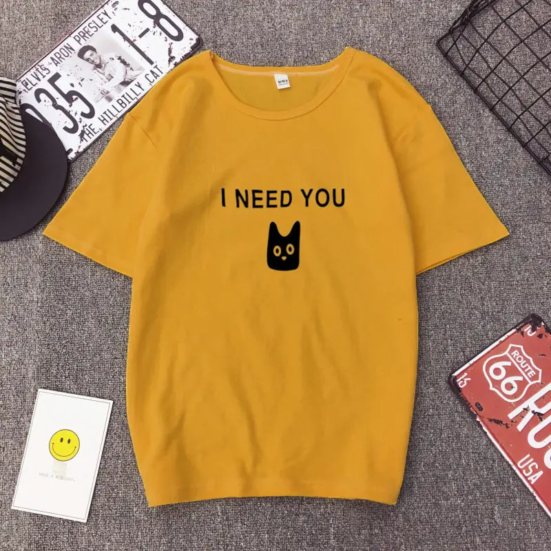 Spring Summer New Woman T-shirt Fashion Letters Print Short Sleeve O Neck Cotton Spandex Women Tops Casual Loose T shirt | Женская