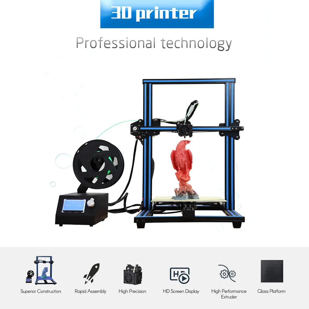 3D принтер DIY Kit высокая точность быстрая самостоятельная сборка 3 2 дюймовый экран