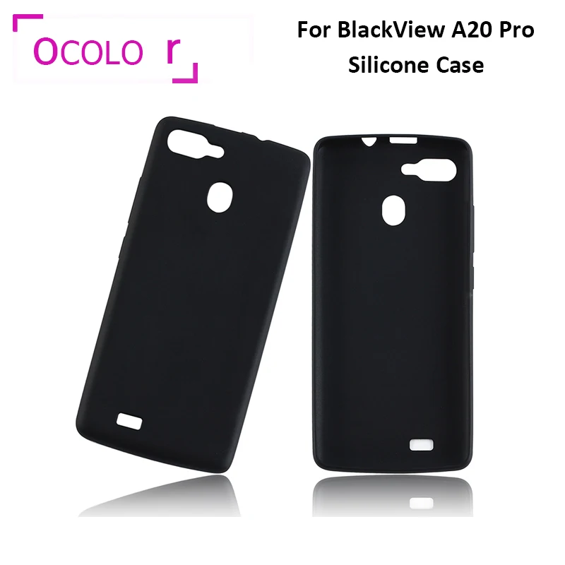 Силиконовый чехол ocolor для BlackView A20 Pro мягкая задняя крышка защитный из ТПУ