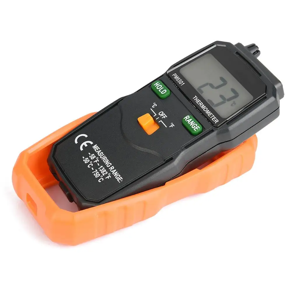 Цифровой ЖК термометр PEAKMETER PM6501 K инструмент для тестирования температуры 2000