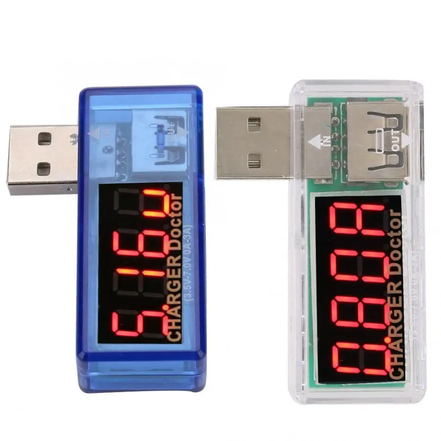 USB Charger Tester Digital Mobile Power Charging Current Voltage Ammeter Tester|Измерители тока| |