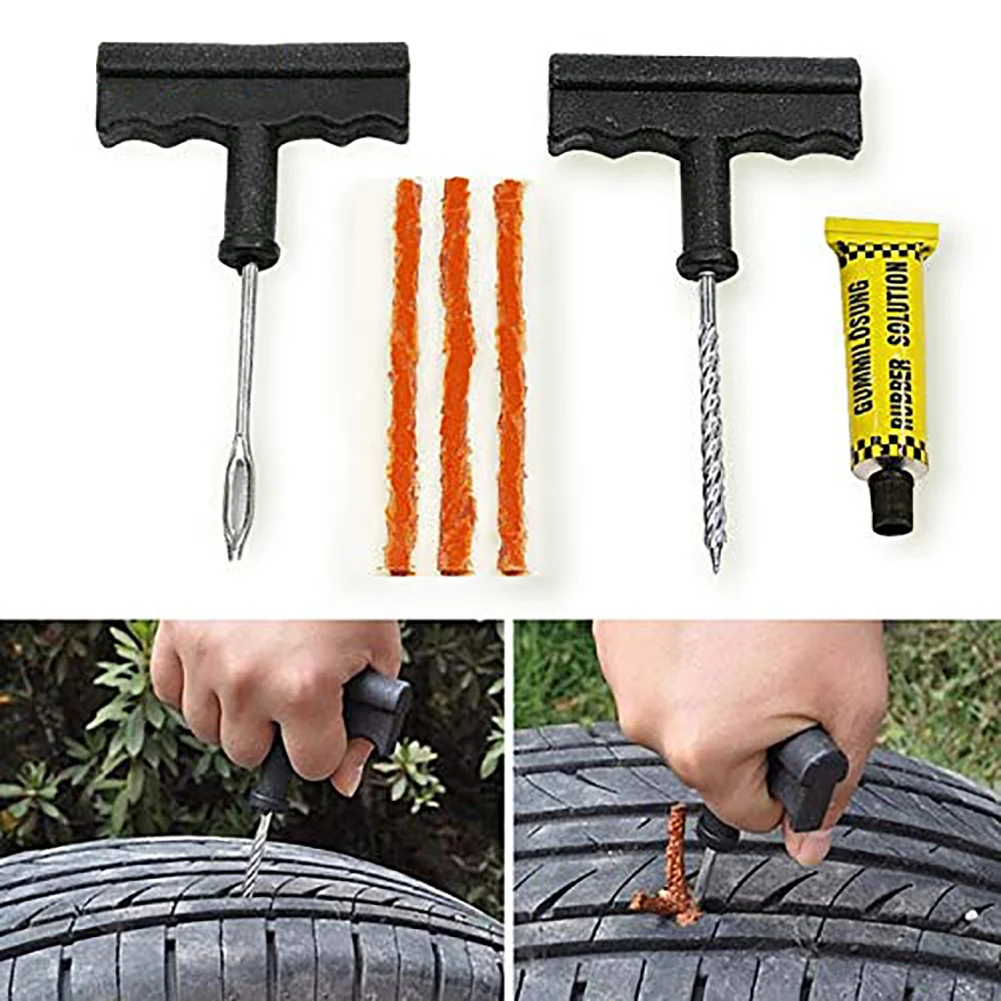 

Auto Car Tire Repair Car Bike Auto Tubeless Tire Tyre Puncture Repair Tool