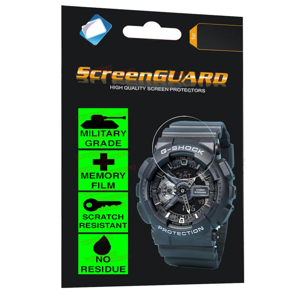 Премиум военный класс Прохладный Классический анти шок пленка для Casio часы g