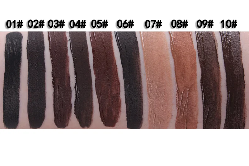 MISS ROSE легко носить жидкий гель для татуажа бровей с оттенком длительные