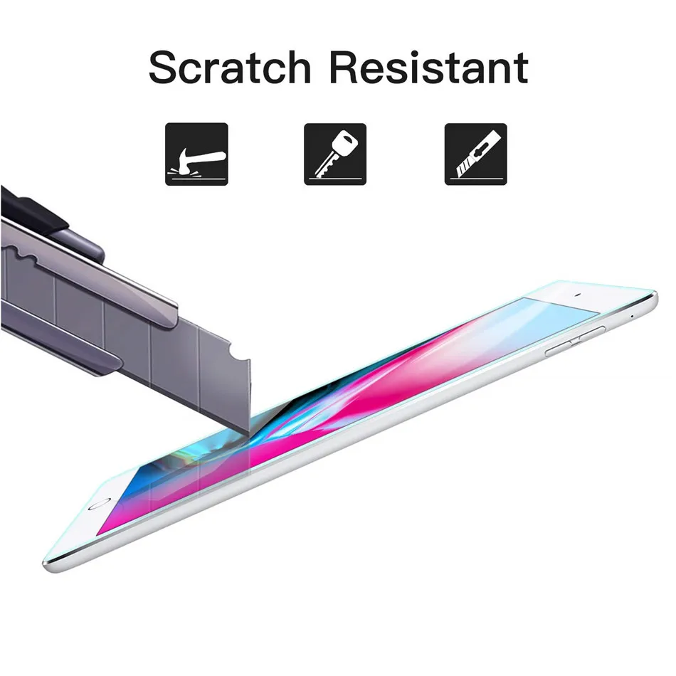 2 шт. защитная пленка для iPad air 3 (2019) A2125 ультрапрозрачное закаленное стекло