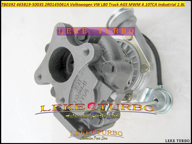 TB0392 465819 5003S 5001S 2R0145061A турбо для Volkswagen VW L80 грузовик AGS MWM 4.10TCA Industrial 2.8L