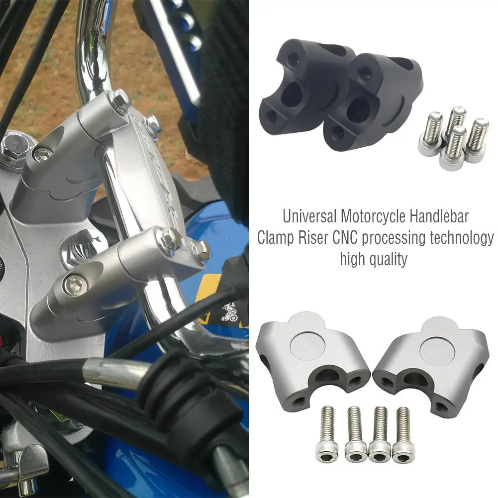 Universal Motorcycle Handlebar Clamp Riser Back Move Mount 22mm Motorbike Accessories | Автомобили и мотоциклы