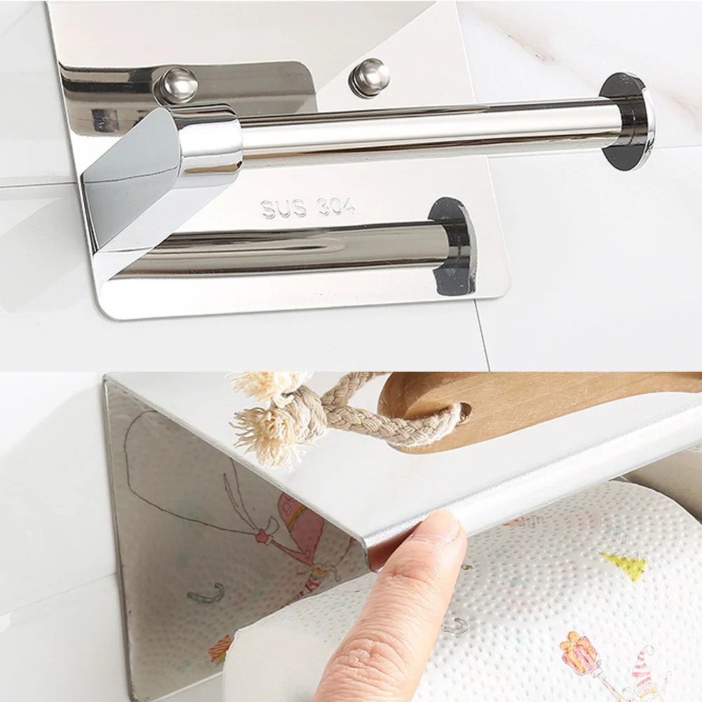 Кухонная полка вешалка для полотенец настенное крепление аксессуары ванной