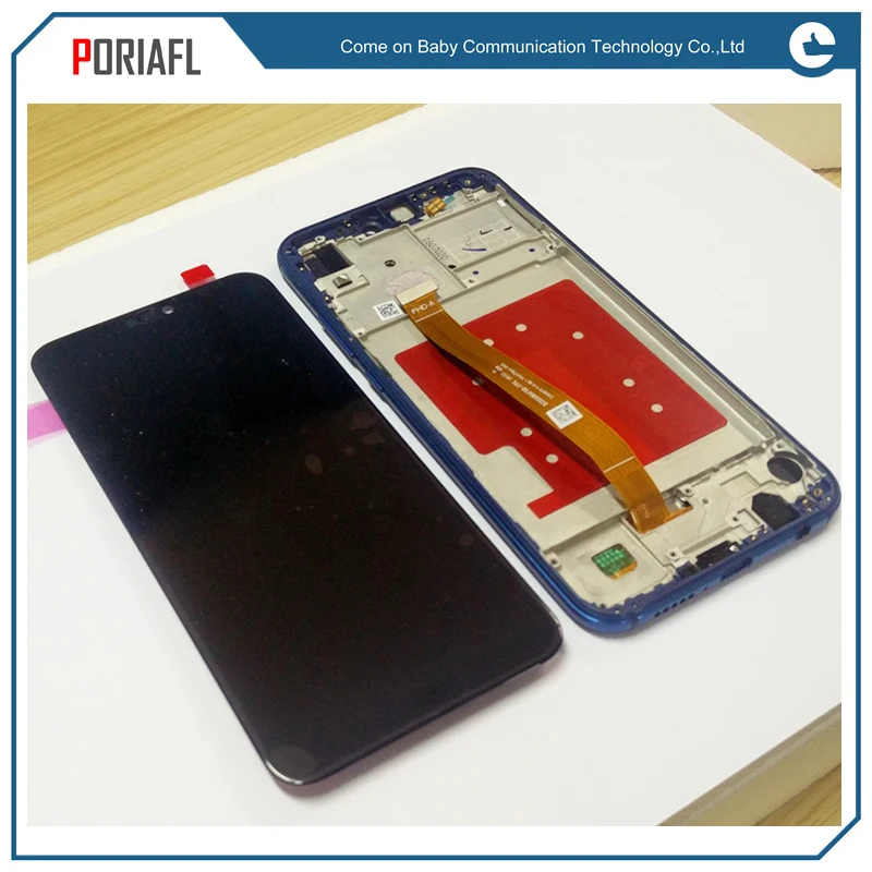 Оригинальный ЖК-экран для Huawei nova 3e + сенсорная панель дигитайзер в сборе с рамкой
