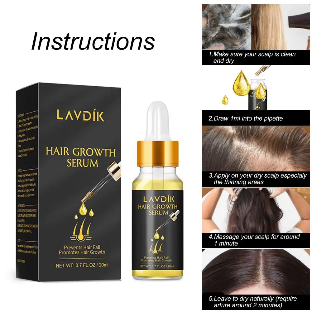 20ml Hair Care Essential Oil Serum Growth Fluid Repair Nursing Dry And Damaged Hairs Improve Dandruff | Красота и здоровье
