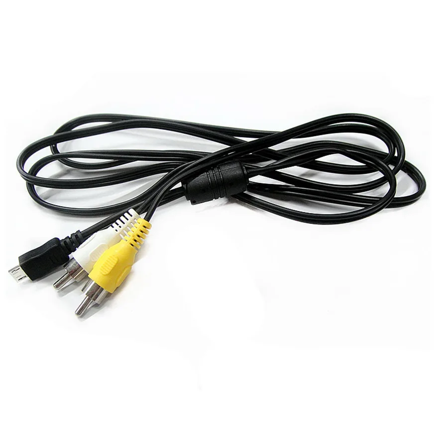 500 шт 150 см микро USB папа к 2 RCA AV Аудио Видео адаптер кабель компонент