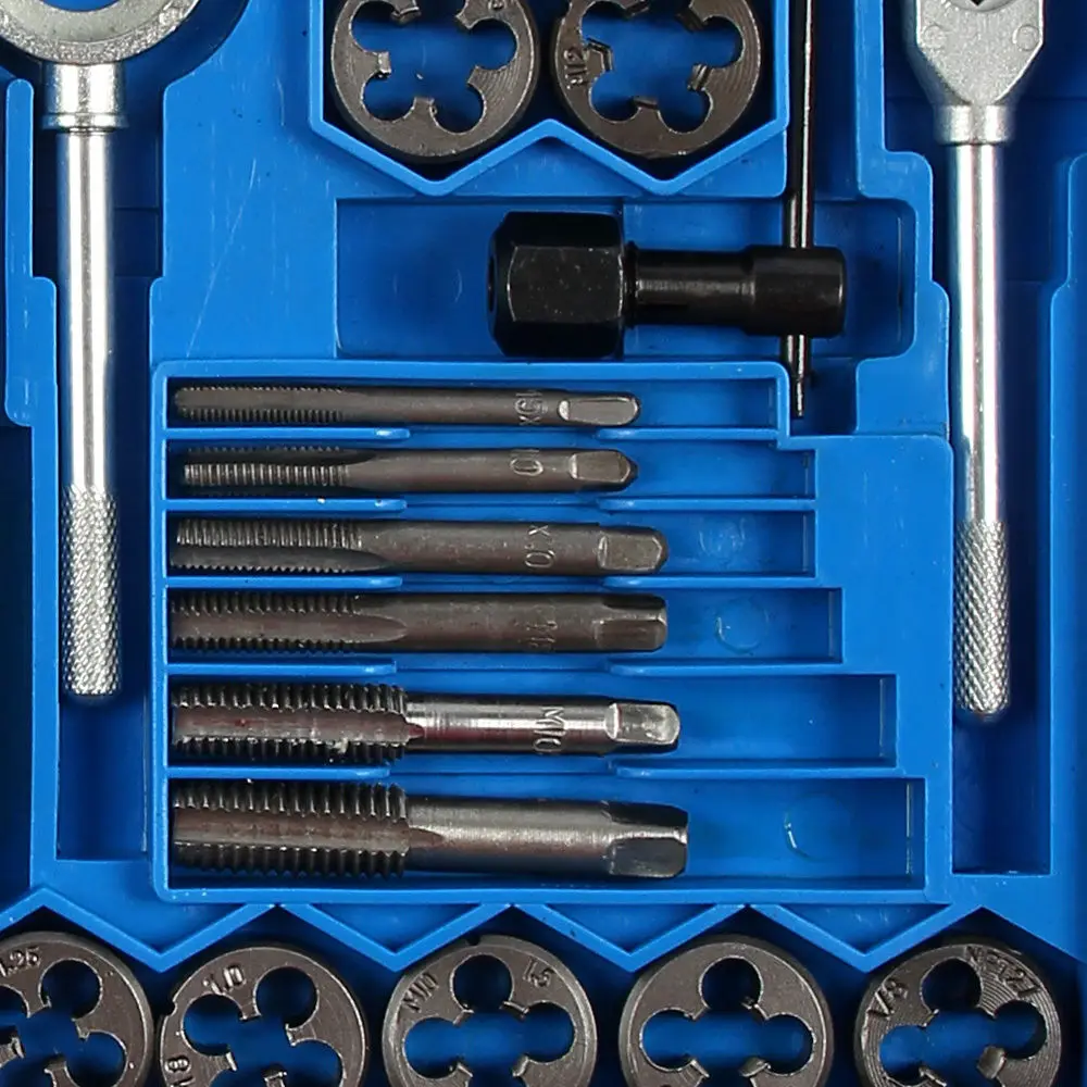 40 шт./компл. набор штампов для метчиков метрических касаний и инструменты ручного