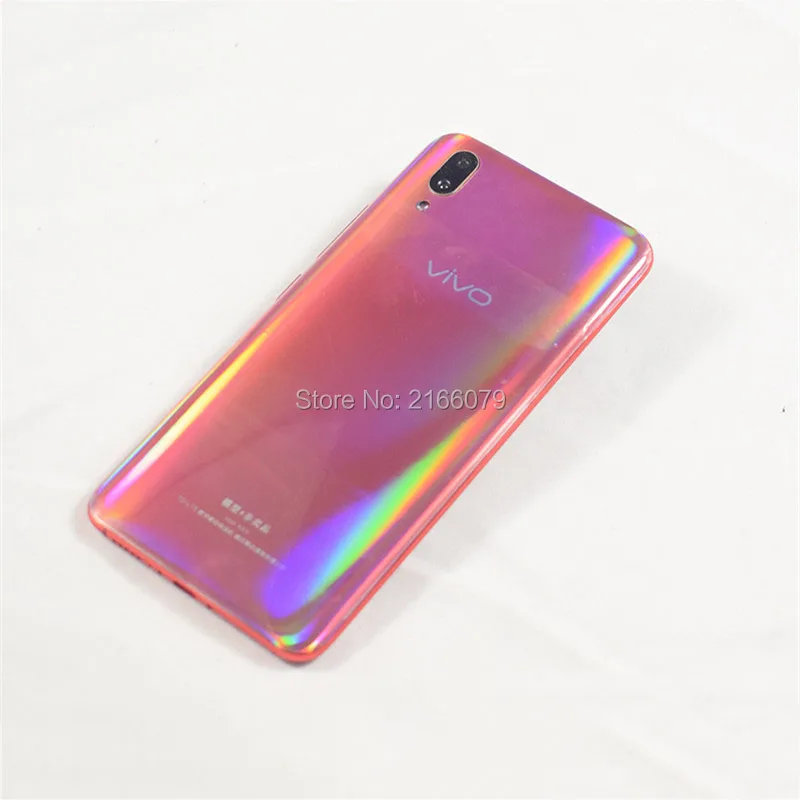 ДЛЯ vivo X21/X21 UD/X21i 6 28 &quotзадняя крышка Стикеры градиент Аврора чистый прозрачная