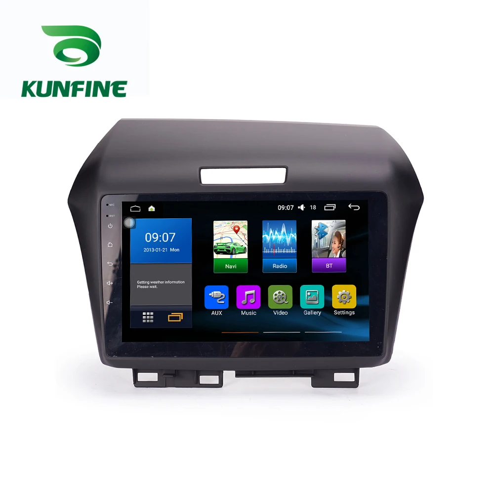 Восьмиядерный 1024*600 Android 8 1 автомобильный DVD GPS навигационный плеер Deckless стерео для