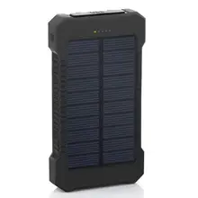 Портативный водостойкий двойной USB светодиодный внешний