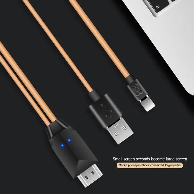 8Pin до 1080 P HDMI HDTV AV цифровой ТВ адаптер конвертер кабель провода для iPhone 6/7/8/X