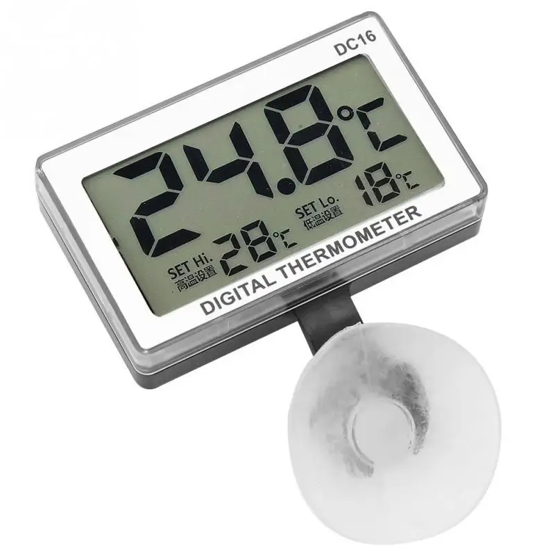 DC 16V LCD цифровой термометр для аквариума Водонепроницаемый Температурный