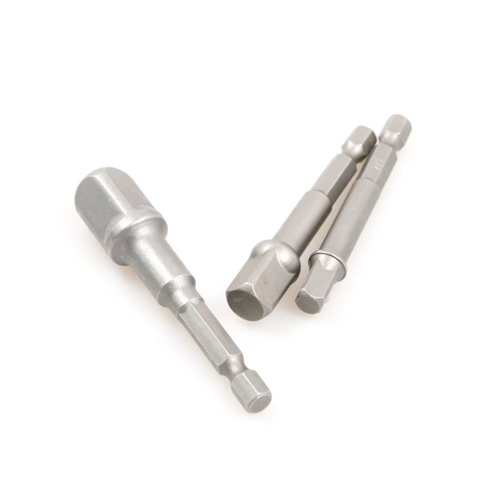 3 шт./компл. 1/4 &quot3/8&quot 1/2 &quotпереходник для наконечника дрели с шестигранным