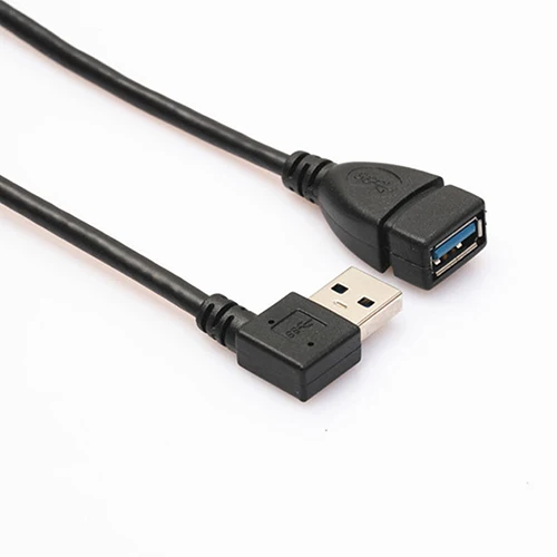 20 см USB удлинительные кабели 3 0 Женский к мужскому тип А правый угол 90 градусов