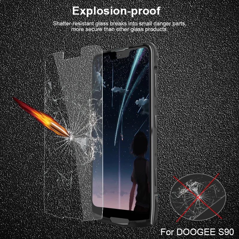 DyGod Для Doogee S90 закаленное стекло 6 18 дюймов Переднее Защитная пленка для запасные