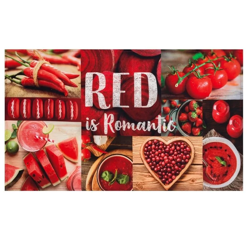 Полотенце &quotЭтель&quot RED 40х73 см 100% хл саржа 190 гр/м2 4136489 | Дом и сад