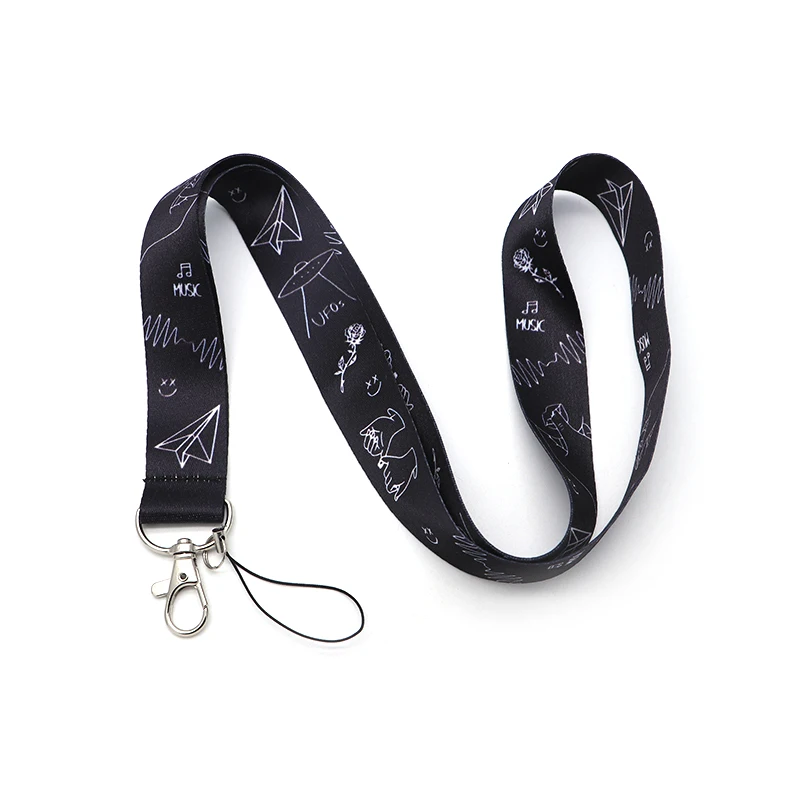 Koolbey Lanyard для брелока удостоверения личности розы самолета НЛО держатель знака