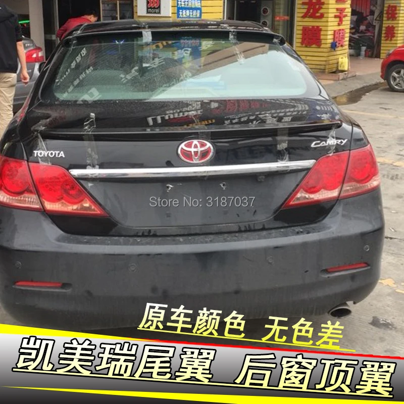 Спойлер на крышу для Toyota Camry 2006 2012 АБС пластик Неокрашенный задний спойлер крыло