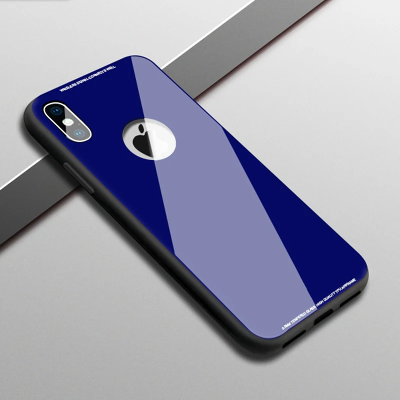 Роскошный стеклянный чехол для iPhone 6 s 6S 8X10 7 Plus 6Plus 8Plus красный черный сотового