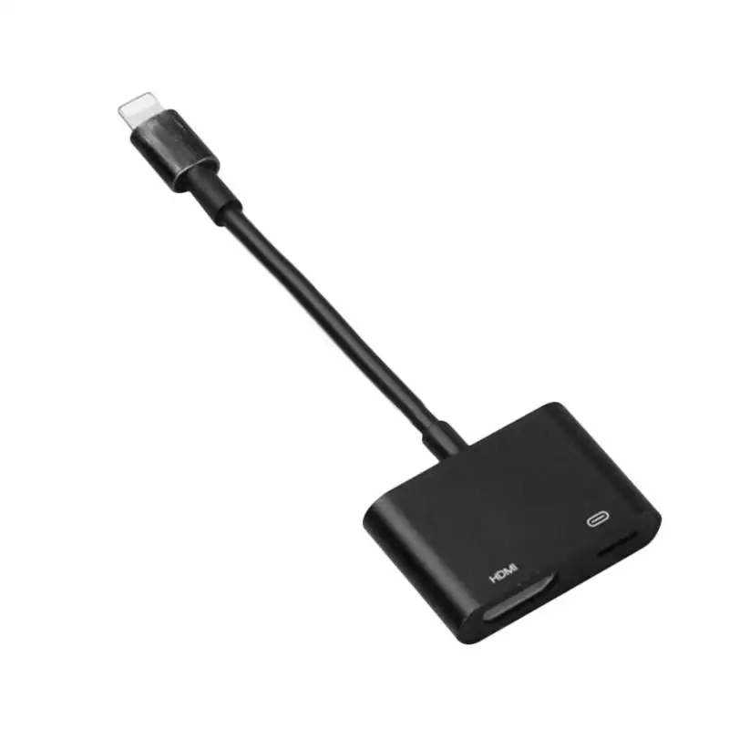 Plug And Play AV tv цифровой кабель в адаптер HDMI HDTV конвертер для IPhone X 8 7 6 Plus S IPad Pro|Кабели