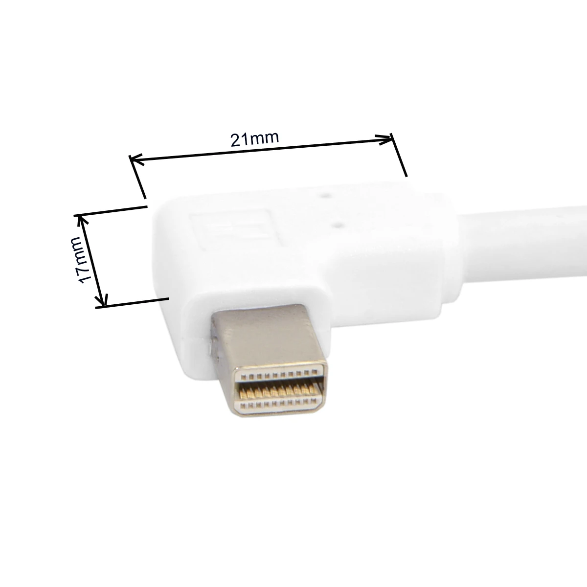 

CY Left Angled 90 Degree Type Mini DisplayPort Male to Mini DP Female Extension Cable for LED Cinema Display