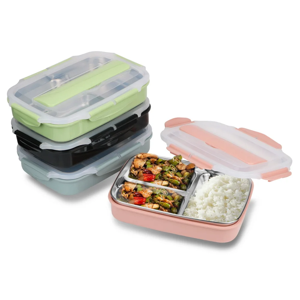 Столовые приборы HOOMIN Bento Box Ланч бокс для пикника офиса школы микроволнового