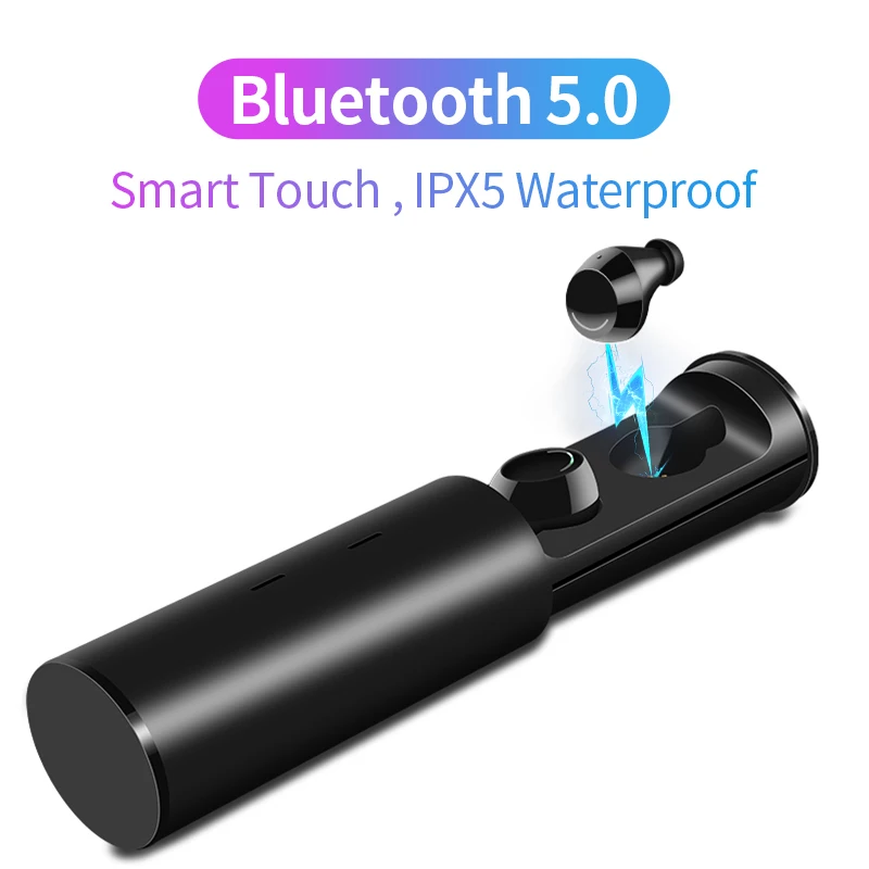СПЦ V5.0 Mini Bluetooth наушники 3d стерео Беспроводной Headphons Спорт Handsfree HiFi глубокий бас