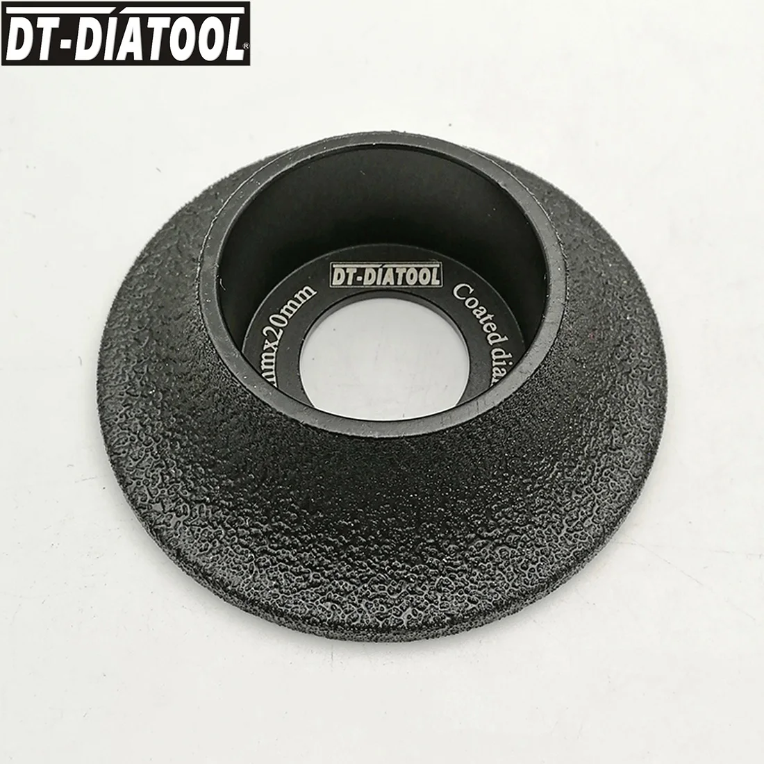 DT-DIATOOL, 1 шт., диаметр 22,23 мм, вакуумная пайка, алмазный шлифовальный круг, Demi-bullnose Edge Profile Dia 3 дюйма/75 мм, шлифовальный диск