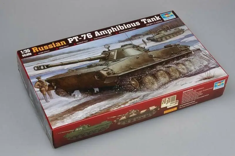 Trumpeter 1/35 00380 PT 76 танк амфибия|Наборы для сборки моделей| |