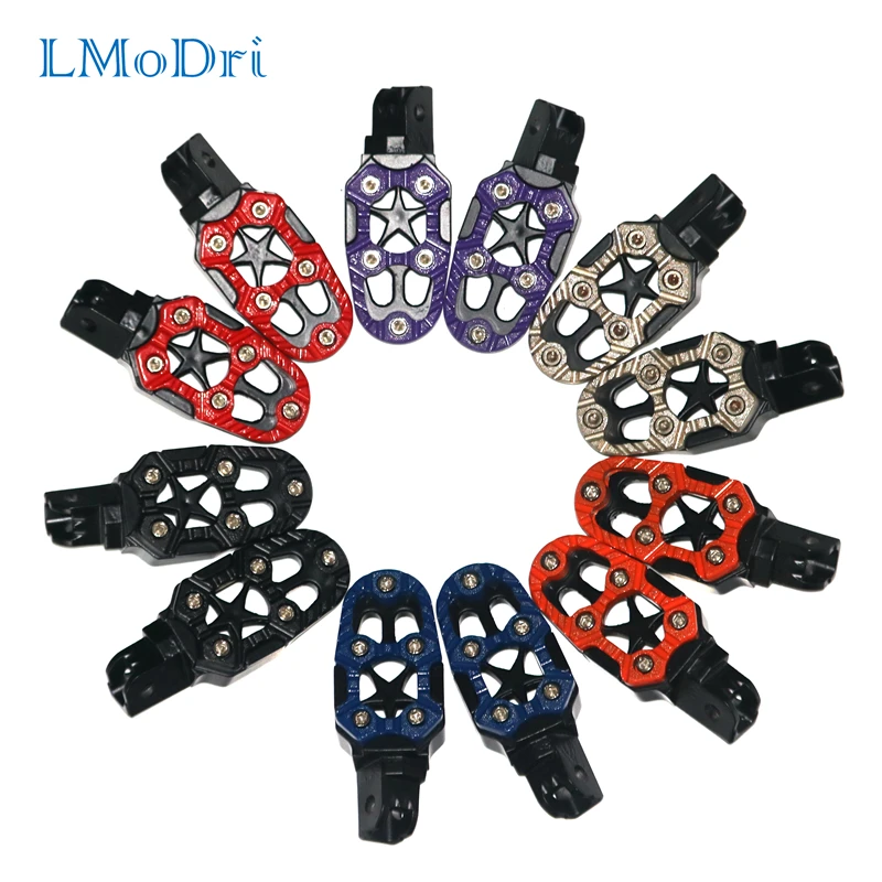 LMoDri 2 шт./пара Бесплатная доставка упор для ног мотоцикла внедорожный мотоцикл