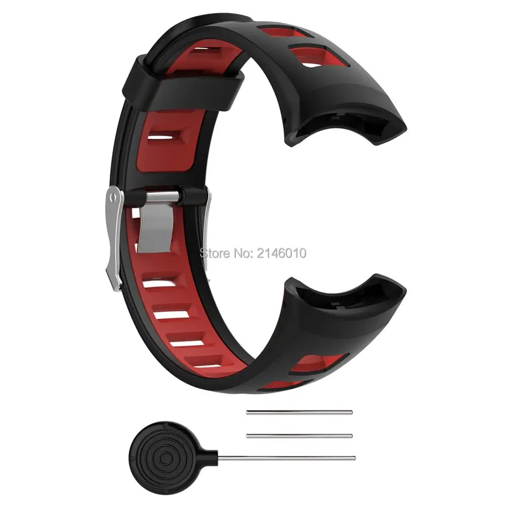 Ремешок силиконовый для мужских спортивных часов SUUNTO Quest/ Suunto M1 M2 M4 M5 M|Ремешки