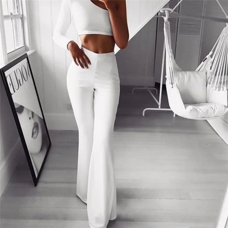 

Fashion women plus size wide-leg pants Pilates leggings