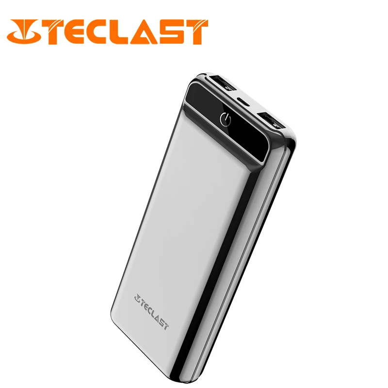Teclast A20 power Bank 20000mAh 2 USB 5V 2.1A выход Встроенный умный IC легкий для планшета/внешний